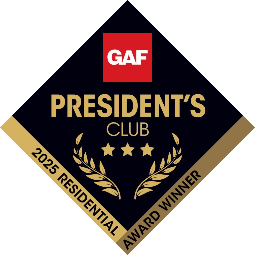 GAF President's Club 2025 Residential Award Winner badge